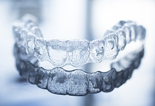 Clear Invisalign tray